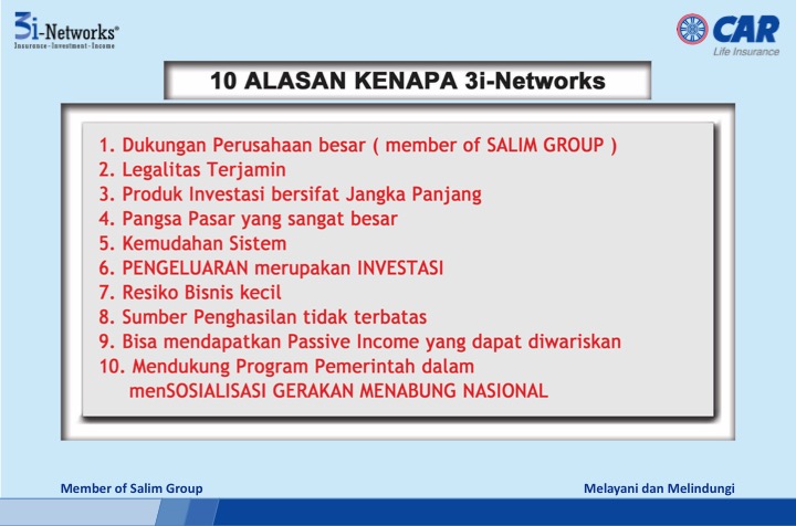 peluang bisnis10 3i networks