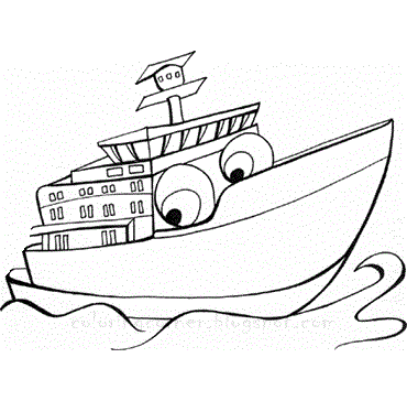 Boat Coloring Pages