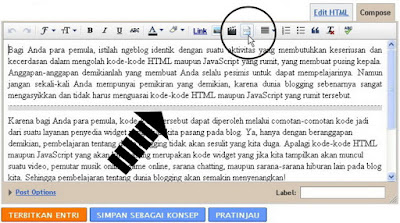 CARA PASANG ‘Read More ‘ di BLOG