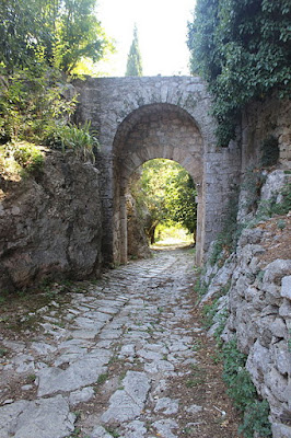 Roman gate on the Via Clodia, Saturnia, Grosetto Province, Tuscany