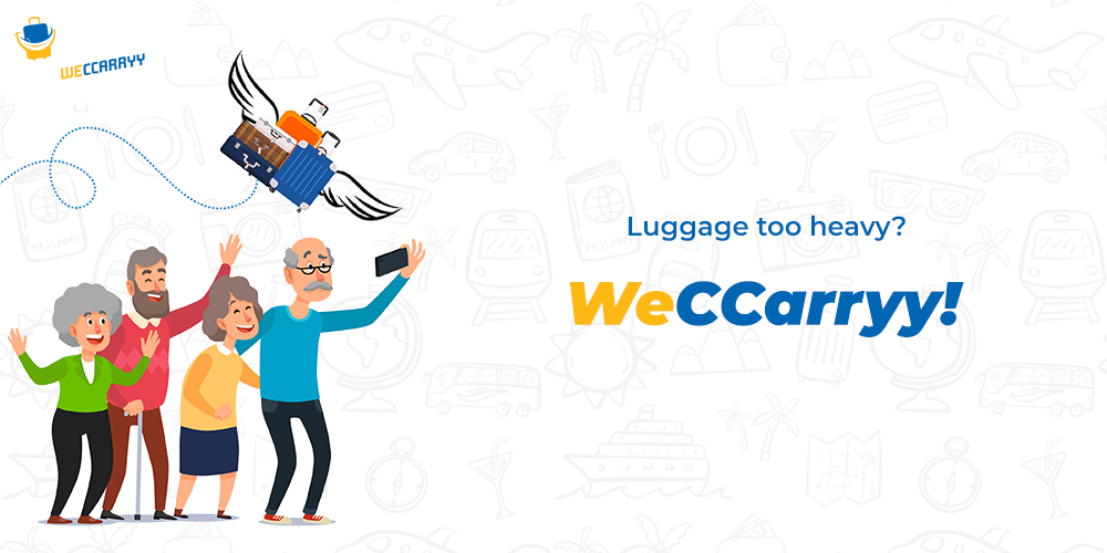 Avoid carrying heavy luggage - WeCcarryy