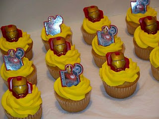 Cupcakes Iron Man, parte 1