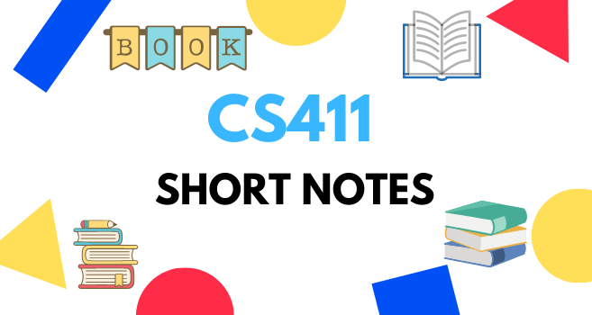 CS411 Short Notes - Visual Programming Notes - VU Answer