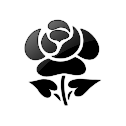 clip art flowers black and white. Rose Black and White Clip Art