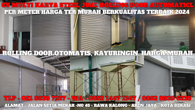 GAMBAR, DAFTAR, HARGA, PINTU, LIPAT, ROLLING DOOR INDUSTRI OTOMATIS, PER METER, MURAH, KAYURINGIN, TERBARU, 2024