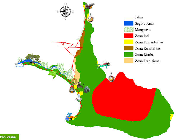 Peta Alas Purwo Banyuwangi