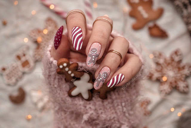 Paznokcie w pierniczki | Gingerbread nails