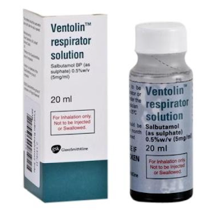 Ventolin Respirator Solution محلول الإستنشاق فينتولين