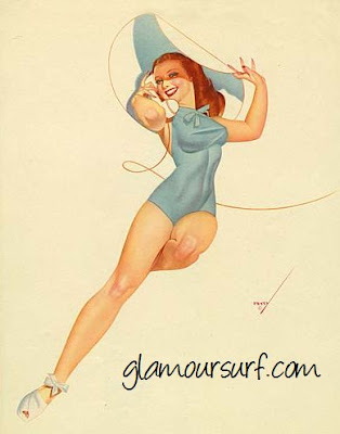 Pin Up Art. The Petty Girl - Pin-Up Art of