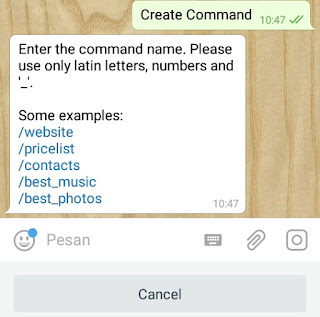 Cara Mudah Membuat Menu Pada Bot Telegram