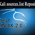  Download Repository Distro Linux OS Kali Linux Sourcelist