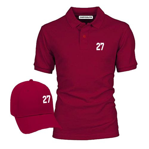 Chrysolite Designs 27 Polo & Cap Bundle - Wine, Wine