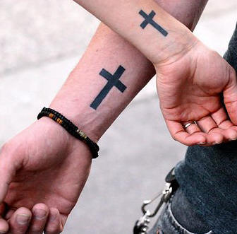 Tattoos For Men On Wrist Of A Cross