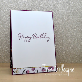 scissorspapercard, Stampin' Up!, Art With Heart, Sale-A-Bration, Happy Birthday To You, Golden Honey SDSP, Watercolour Pencils