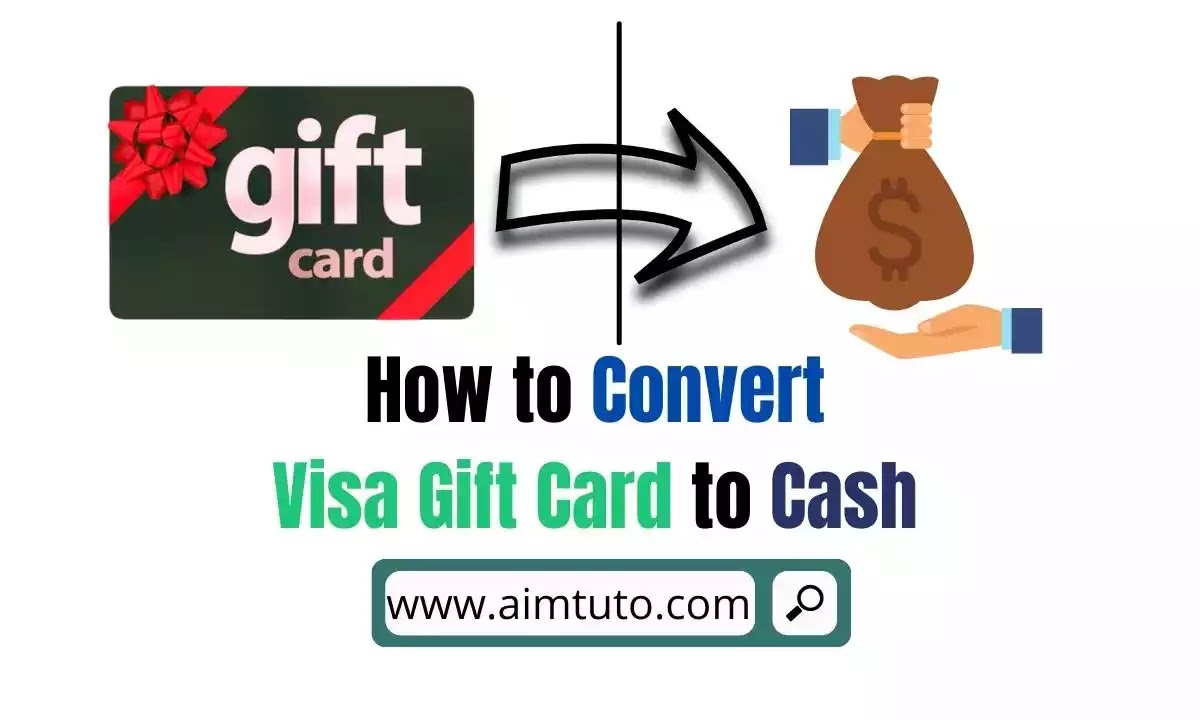 convert visa gift card to cash