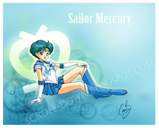 sailor mercury coloring pages
