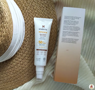 Sesderma Repaskin Silk Touch SPF 50 nápis