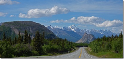 Chugach Mountain Range, Glenn Highway between Glennallen and Palmer