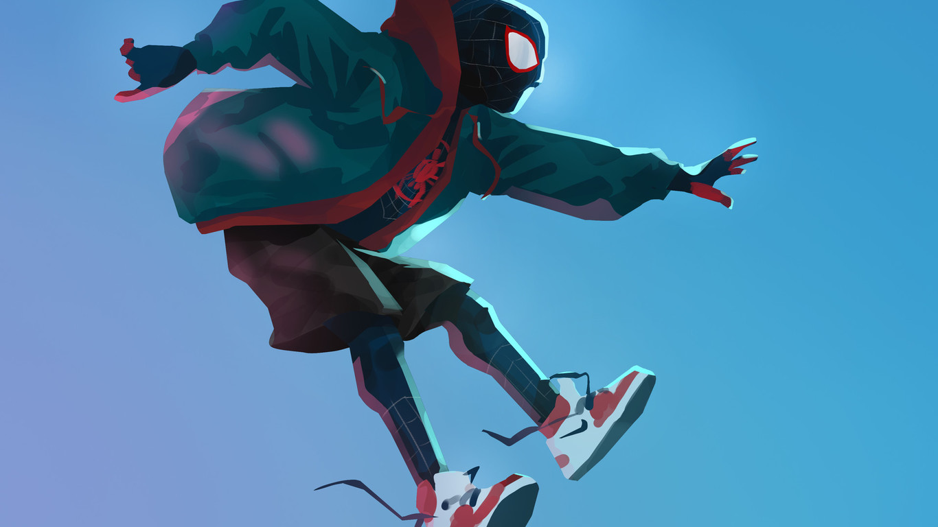 41 Spiderman Into  The Spider  Verse  Wallpaper 