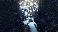 Anime Girl Light Bulbs In Snow
