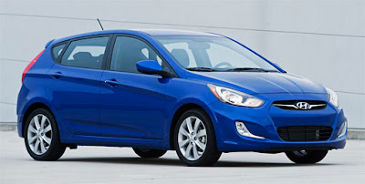 hyundai 2012 accent blue