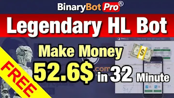 Binary Bot Legendary High Low Bot Strategy software robot trading make money earn and money free download binary bot pro xml script 2022