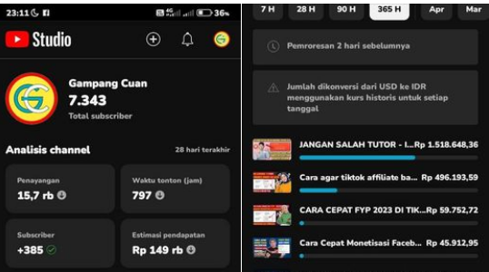 Wajib Tau Harga Akun YouTube Sudah Monet Terbaru