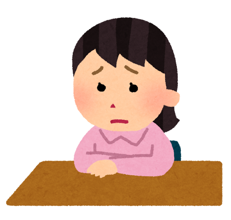 悩む女の子のイラスト かわいいフリー素材集 いらすとや 悩む女の子のイラスト かわいいフリー素材集 いらすとや