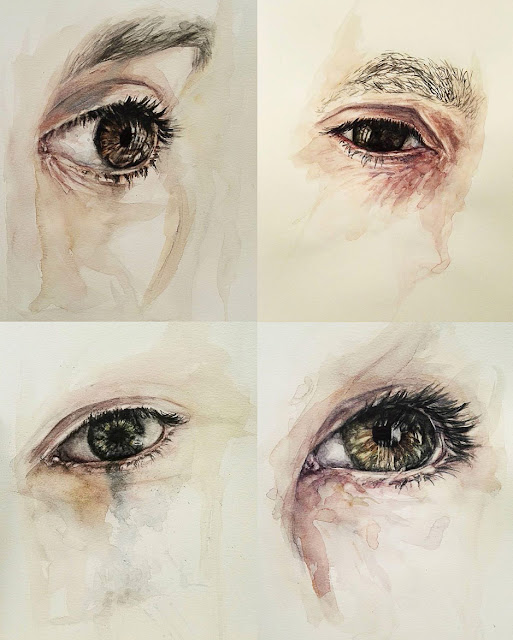 Francesca Roncagliolo, art, eyes