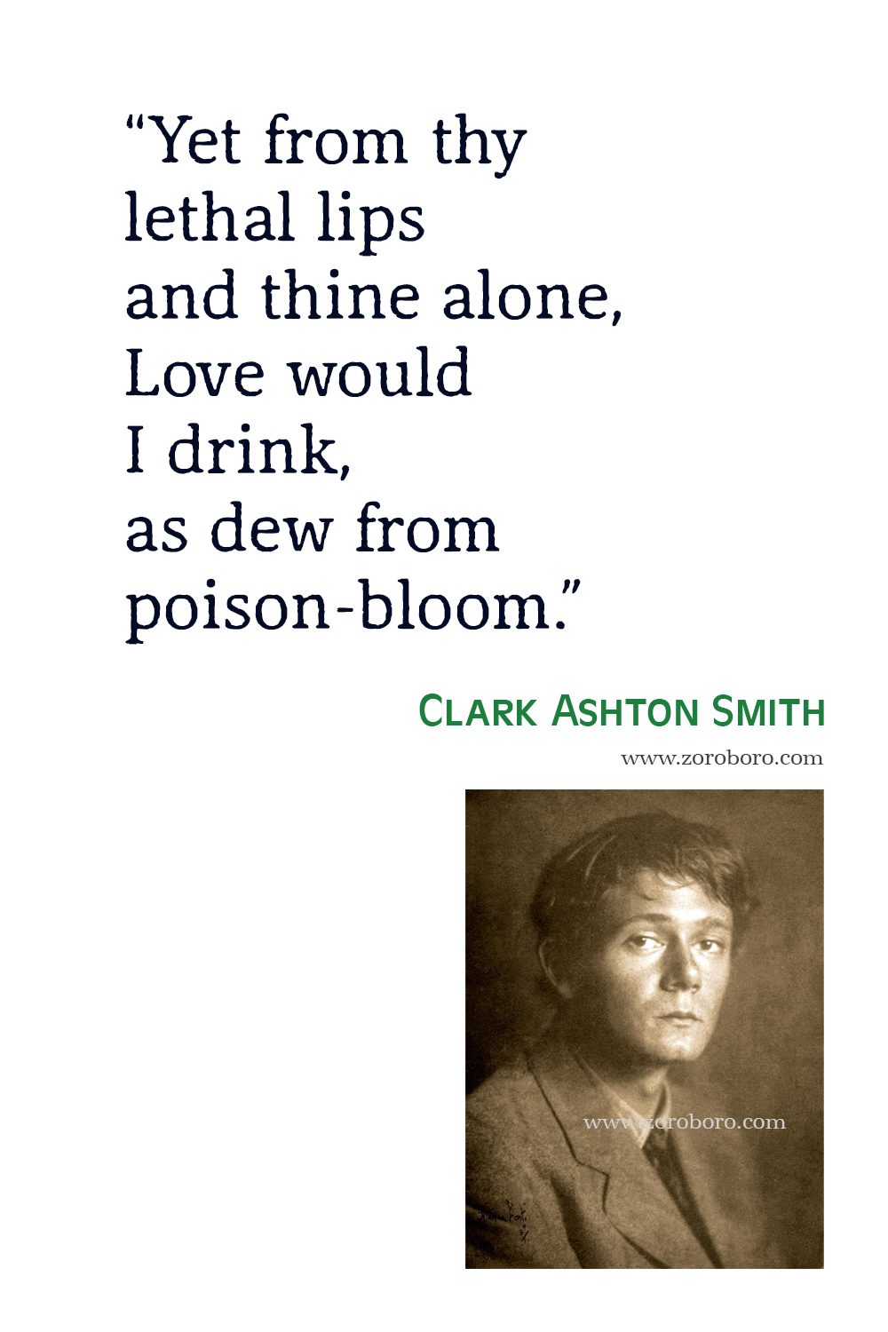 Clark Ashton Smith Quotes, Clark Ashton Smith Poems, Clark Ashton Smith Poetry, Clark Ashton Smith Books Quotes, Clark Ashton Smith.