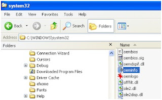 Cara memasang logo (gambar) di system properties windows xp