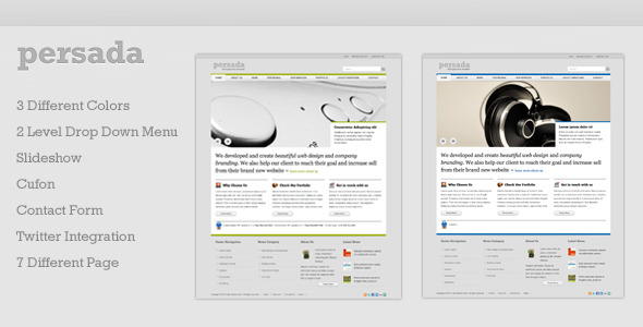 Persada - Blue Grey Working Template - Business Corporate