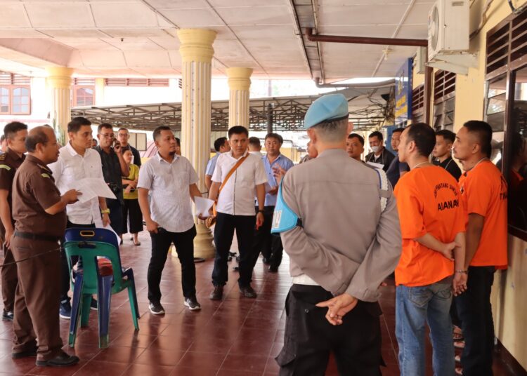 25 Adegan Rekonstruksi Pembunuhan Secara Bersama-sama di Polres Pematang Siantar