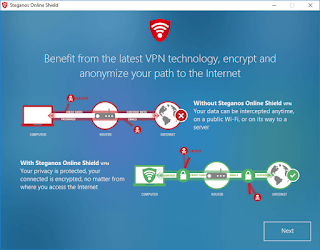 Steganos Online Shield VPN 2 GB data transfer V1.6.3 (3 devices/1 year license)