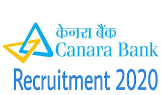 Canara Bank Recruitment 2020 @canarabank.com