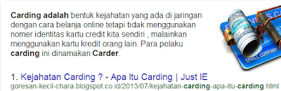 pengertian carding di artikel domain hasil carding