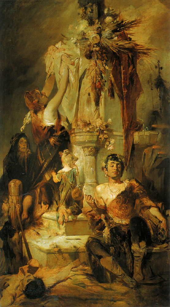 hans makart sacrifical scene