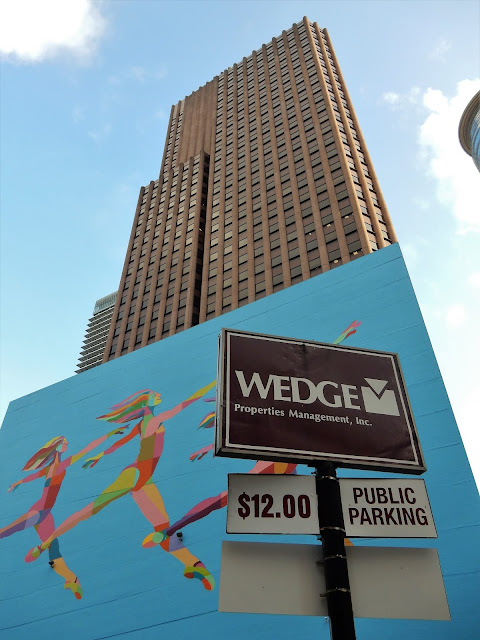 WEDGE Properties Management, Inc (sign) with mural