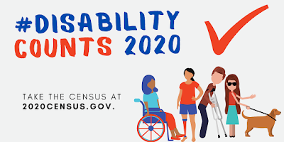 Disability  Counts 2020 Take the Census image 