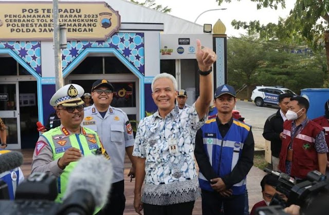 Mudik Lancar , Ganjar : Terima kasih semua Pihak yang Bekerja Luar Biasa