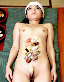 Japanese Nyotaimori (Naked Body Sushi)