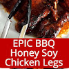 Easy Honey Soy BBQ Baked Chicken Legs Recipe