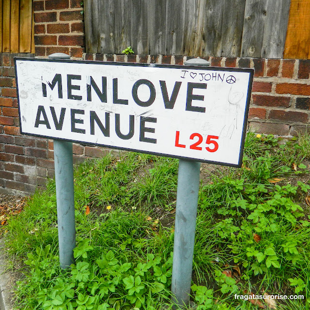 Casa de John Lennon em Liverpool em Menlove Avenue