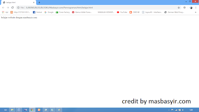 cara belajar html untuk pemula - masbasyir.com