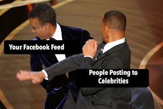Facebook celebrities pages spammed on facebook