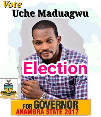 Lol...Actor Uche Madagwu Declares His Intention To Run For Governor Of Anambra State