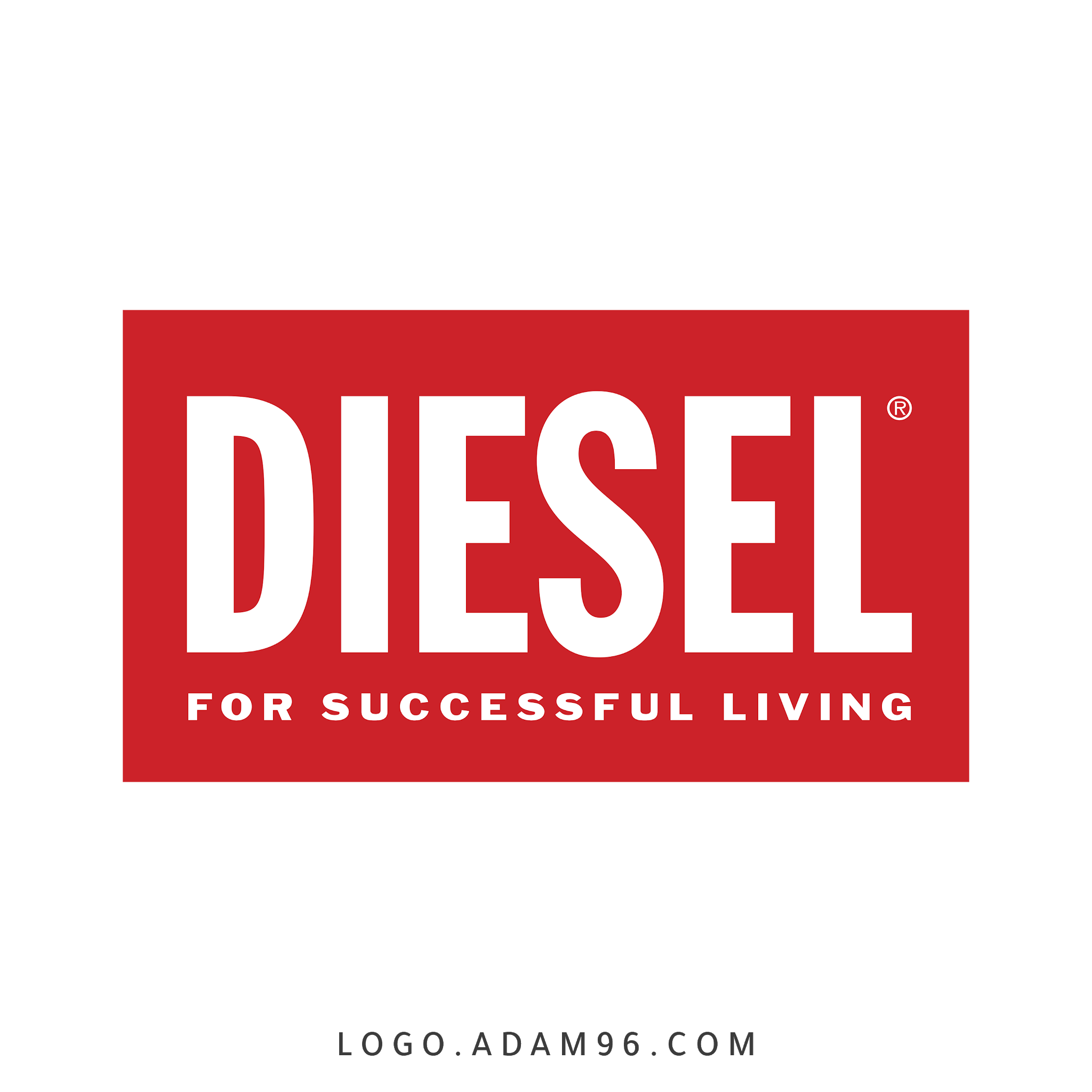 تحميل شعار ماركة ديزل العالمية لوجو شركة ديزل Logo Diesel PNG