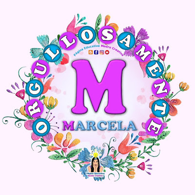 Nombre Marcela - Carteles para mujeres - Día de la mujer