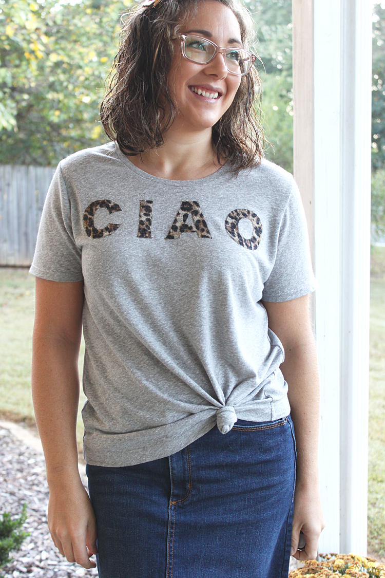 DIY Anthropologie Inspired Ciao Tee // Tutorial // Sewing For Women