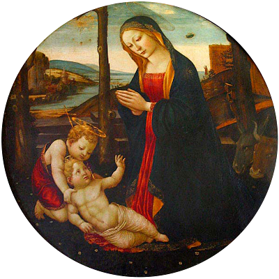 The Madonna and Child with the infant St. John